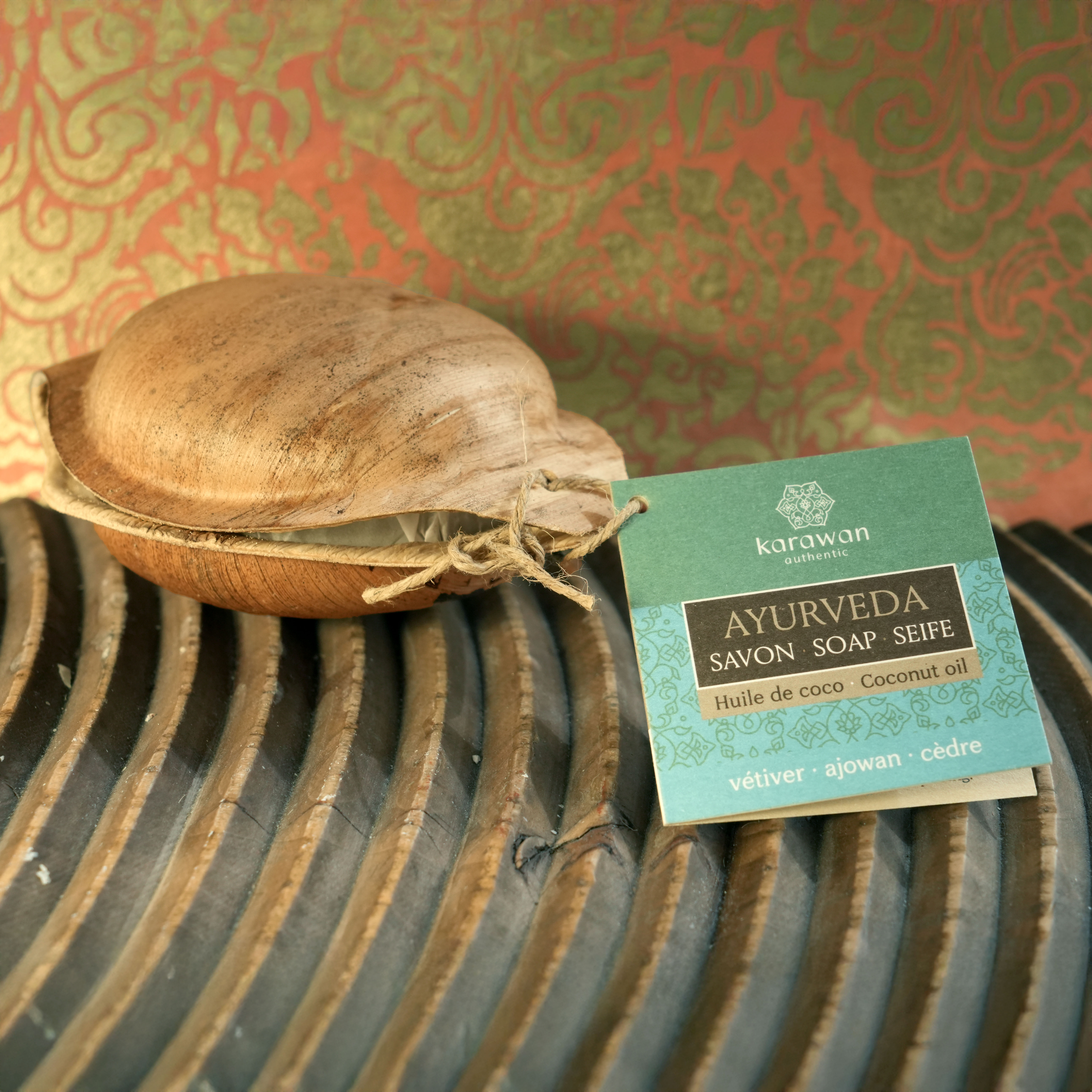 AYURVEDIC SOAP - VETIVER - 100G - SOLD IN PACKS OF 10