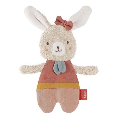 Crackling bunny fehnNATUR – Activity rustling toy with organic cotton (kbA) for grasping, playing & making sounds