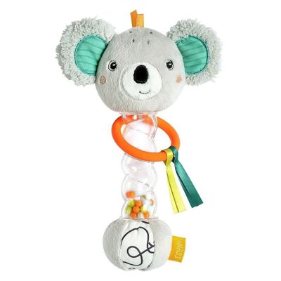 Rainmaker Koala: juguete de motricidad con sonajero, chirrido y crujido de papel para agarrar y hacer ruidos