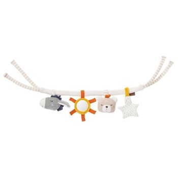 Chaîne de poussette fehnNATUR – chaîne mobile avec pendentifs pour suspension flexible – avec coton biologique (kbA) 1