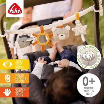 Chaîne de poussette fehnNATUR – chaîne mobile avec pendentifs pour suspension flexible – avec coton biologique (kbA) 2