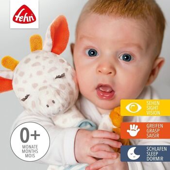 Girafe veilleuse – peluche avec broderie « qui brille dans le noir » et module veilleuse 2