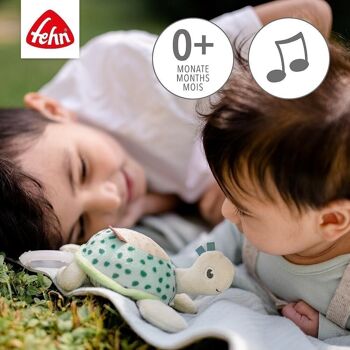 Mini boîte à musique tortue – boîte à musique à remontage avec mélodie « La berceuse de Mozart » 3