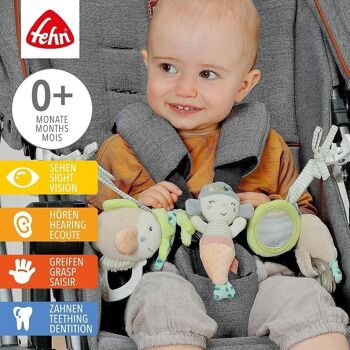 Chaîne de poussette enfant Sea - chaîne mobile pour accrochage flexible sur poussettes, sièges bébé, lits, berceau, arche de jeu 2