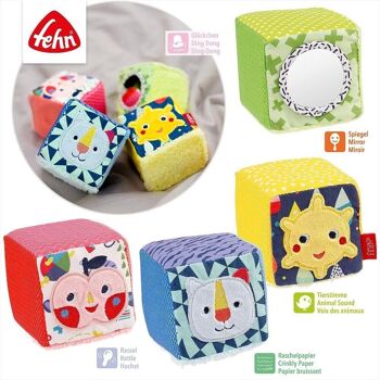 Ensemble de 4 cubes COLOR Friends – un ensemble de cubes de jeu pour la motricité favorise l'apprentissage de la petite enfance 4