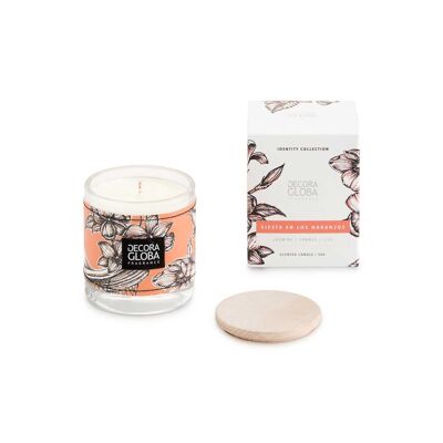 Aromatic Candle - Citrus and Floral Fragrance - Siesta in the Orange Trees - 220gr