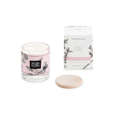 Aromatic Candle - Floral and Woody Fragrance - Memories among Almond Trees - 220gr