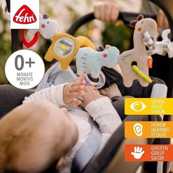 Chaîne de poussette Loopy & Lotta – chaîne mobile pour une suspension flexible aux poussettes, sièges bébé, lits, berceaux et arche de jeu 2