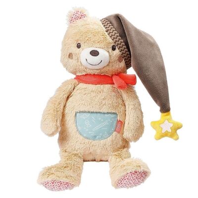 Nightlight Bear – cuddly toy with “glow-in-the-dark” embroidery & nightlight module