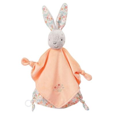 Cuddle cloth bunny deluxe – comfort cloth with fastening ring for pacifier