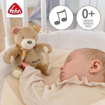 Mini boîte à musique Teddy – boîte à musique à remontage avec la mélodie « Savez-vous combien il y a de petites étoiles ? 3