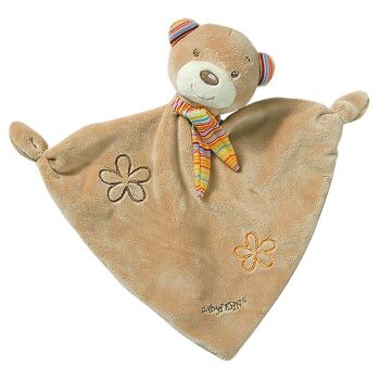 Couverture câline Teddy - couverture confortable avec têtes d'animaux à saisir, sentir, câliner et aimer 1