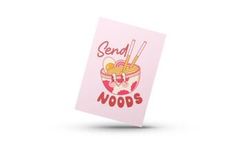 Carte postale Envoyer des nouilles 2
