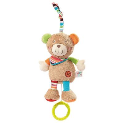 Mini-Spieluhr Teddy – Aufzieh-Spieluhr mit der Melodie "Weißt du wieviel Sternlein stehen" 