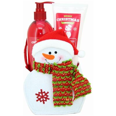 Coffret beauté de bain - Bonhomme de Neige Blanc