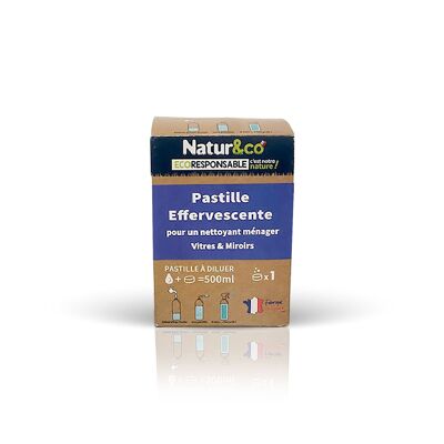 Household cleaning tablet for Windows and Mirrors Natur&co