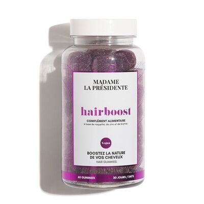 Vitamines Hairboost - Gummies cheveux antichute et croissance