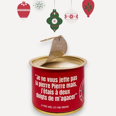 Bougie de Noël "Je ne vous jette pas la pierre Pierre"