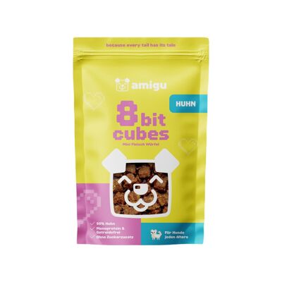 Small meat cubes 99% chicken | Dog snack | 100 g
