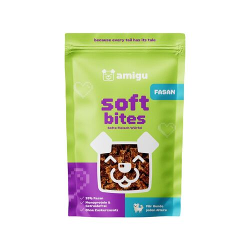 Saftige Fleischwürfel  99%
  Fasan | Hundesnack | 100g