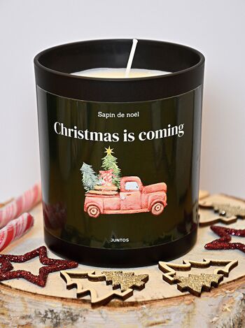 Bougie de Noël parfumée – Christmas is coming – Pot réutilisable 2