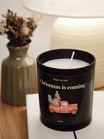 Bougie de Noël parfumée – Christmas is coming – Pot réutilisable 5