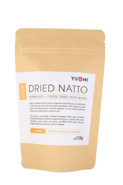 Dried Natto / Freeze-dried fermented soya beans 30g