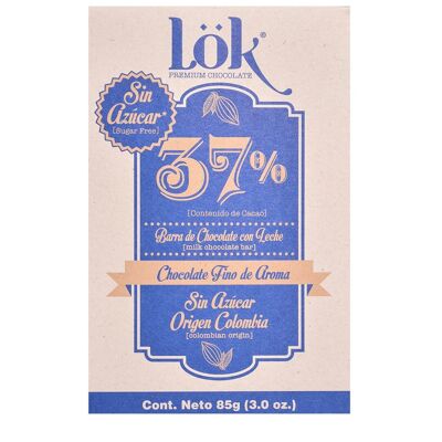 Milk chocolate bar 37% cocoa