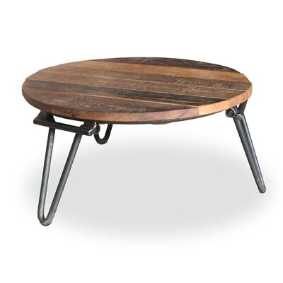 Folding coffee table - round coffee table