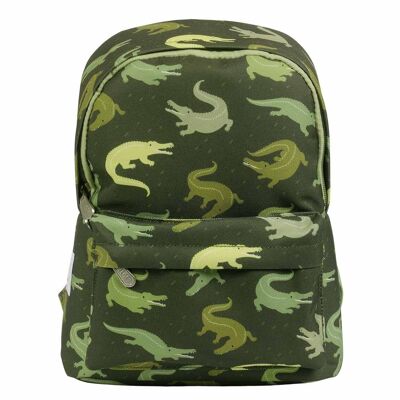 Small crocodile backpack