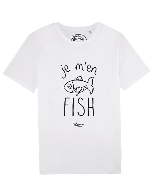 JE M'EN FISH - Tee-shirt blanc