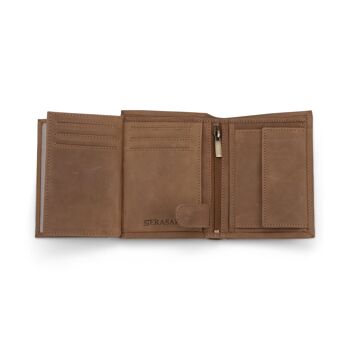 Portefeuille "Manager" - Marron - W017 4
