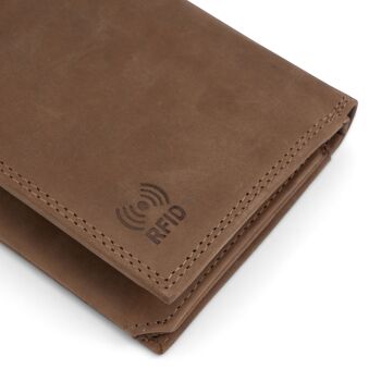 Portefeuille "Manager" - Marron - W017 5