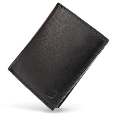 Portefeuille "Manager" - Noir - W016