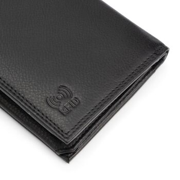 Portefeuille "Manager" - Noir - W016 5