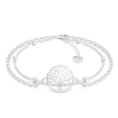 Pulsera con signo de infinito "Vida" - plata - S018