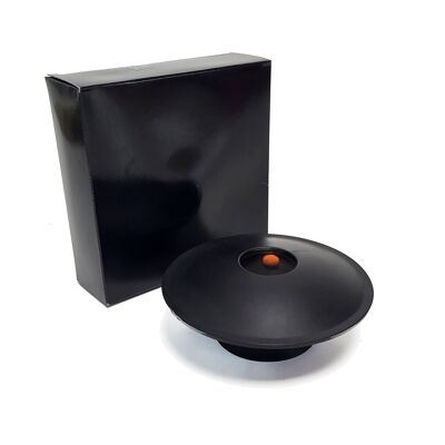 Schwarzes 3D-Hologramm-Mirascope-Zauberspielzeug mit optischer Täuschung