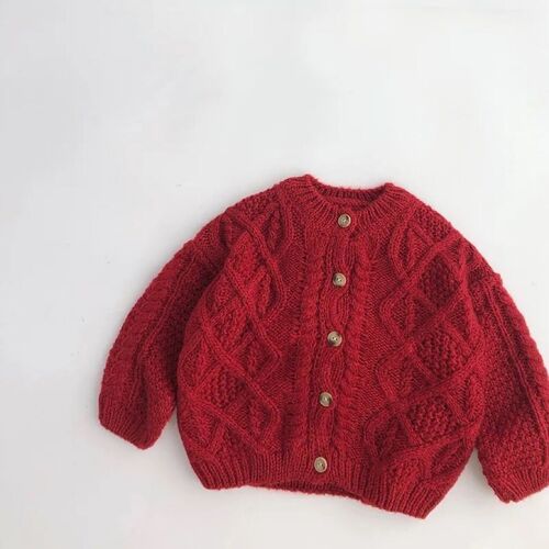 Cherry Christmas Cardigan