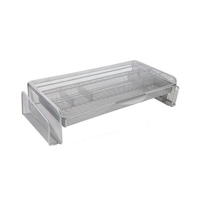 METAL GRAY SCREEN MOUNT & ORGANIZER