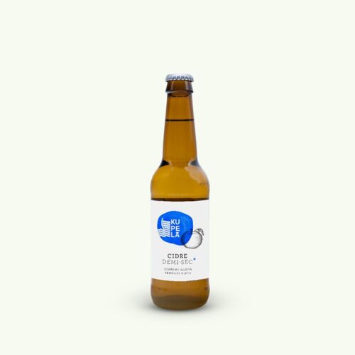 Cidre demi-sec 33cl - KUPELA