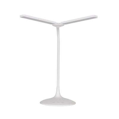 WHITE TRANSPORTABLE DESK LAMP