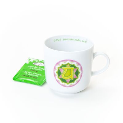 Chakra Porcelaine Tasse Coeur Chakra