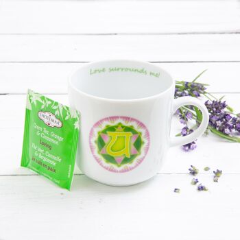 Chakra Porcelaine Tasse Coeur Chakra 2