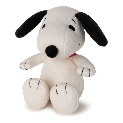 SNOOPY - Cream quilted Snoopy in gift box - 17 cm - %
