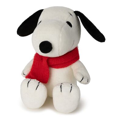 SNOOPY - Snoopy sitting with scarf - 17 cm - %