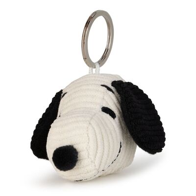 SNOOPY – Snoopy-Schlüsselanhänger aus cremefarbenem Cord – 4,5 cm – %