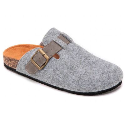 Zuecos Comfy Fieltro Gris 36-41