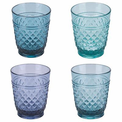 Water glass 400 ml acrylic, Ocean