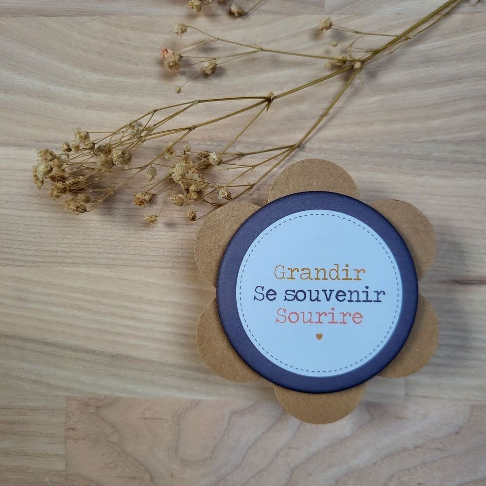 Magnete *Cresci/Ricorda/Sorridi*