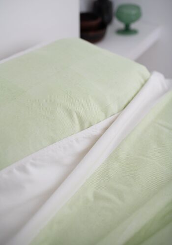 Drap de lit Dohar Shadow Green - 220 x 240 3